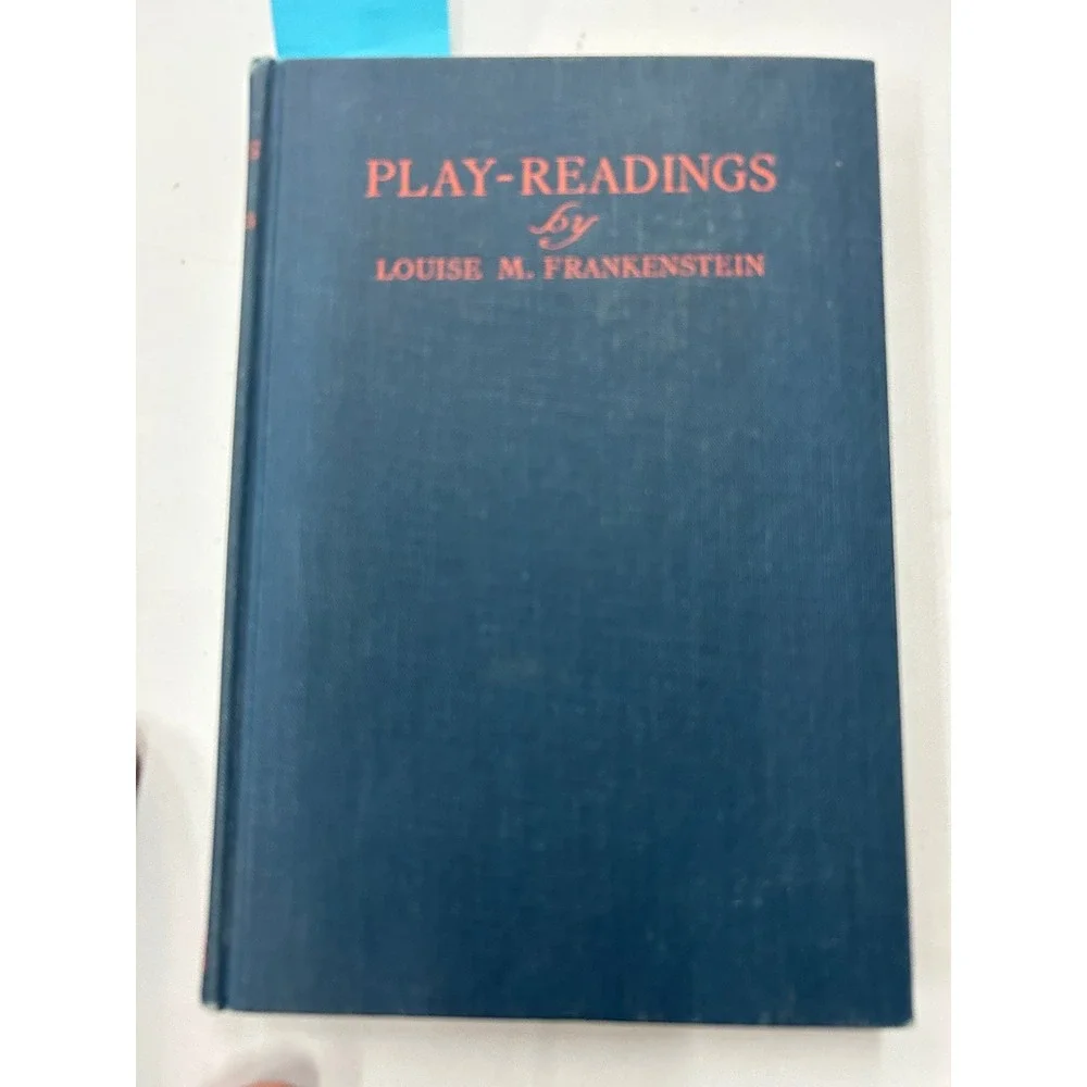 Play-Readings‎ Louise M Frankenstein 1961 First Edition Samuel French